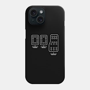 Saveual Pedal Shift Diagram Car Racing Phone Case