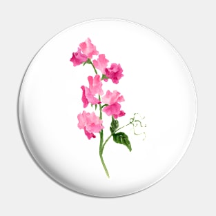 June 9th birthday flower Pin