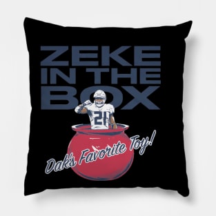 Ezekiel Elliott & Dak Prescott Zeke In The Box Pillow