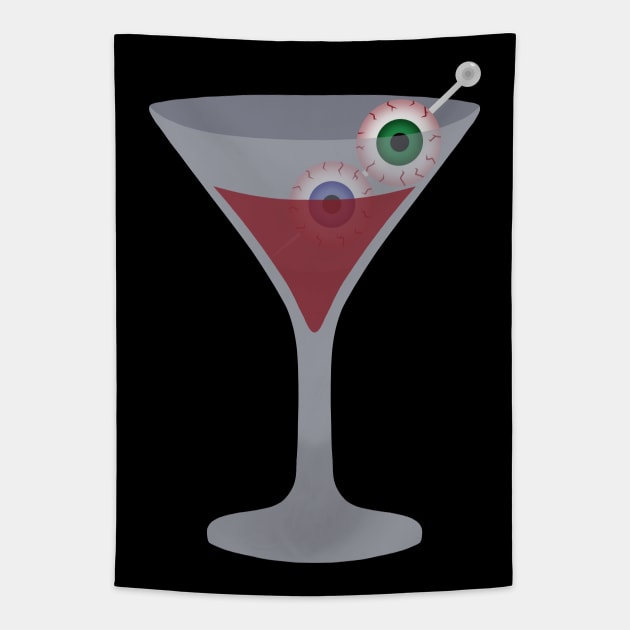 Eyeball Cocktail Tapestry by inatorinator