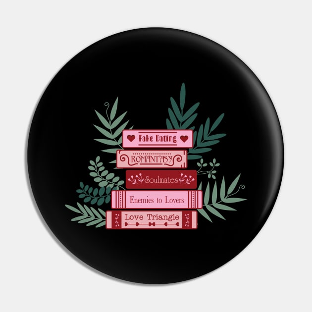 Bookish aesthetic | Romance tropes | Book stack Pin by ArtistryWhims