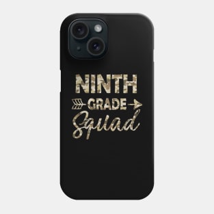 Ninth Grade Camo Teacher Welcome Back To School Phone Case