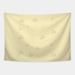 Green Star Simple Pattern Tapestry