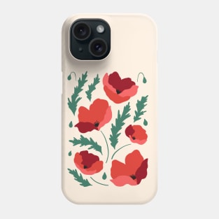 Poppies Phone Case