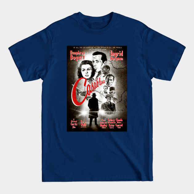 Disover CASABLANCA Classic Movie Poster - Casablanca - T-Shirt