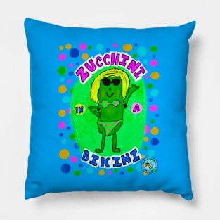 Zucchini in a Bikini Pillow