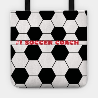 #1 Soccer Player Coach Tote