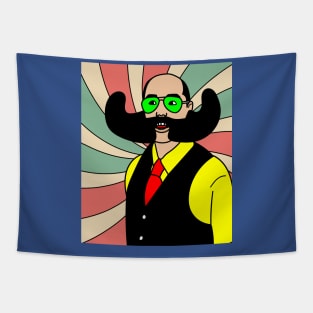 Crazy Long Beard Hipster Tapestry