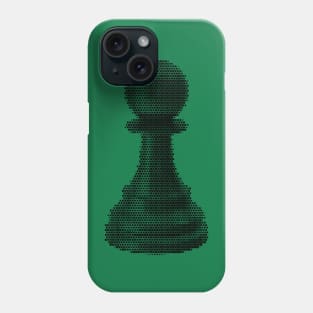 Black And Green Pattern Chessboard Piece Phone Case