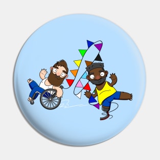 Racing with Pride Pin