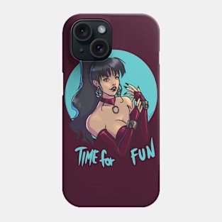 Time for fun - white woman version Phone Case