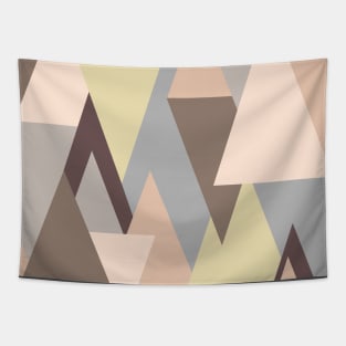 Triangles Pastel Pattern Tapestry