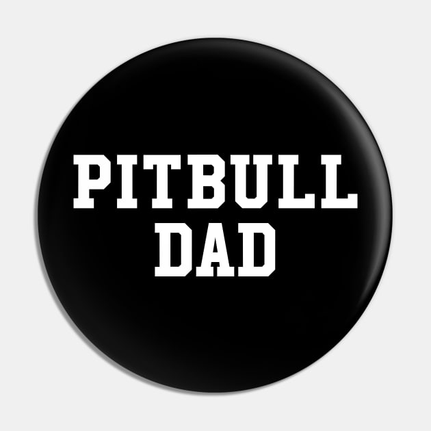 Pitbull Dad Pin by newledesigns