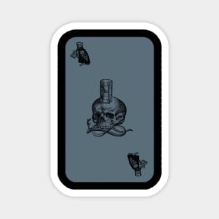 Memento Mori Poker Card Magnet