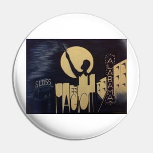 Magic City at Night Pin