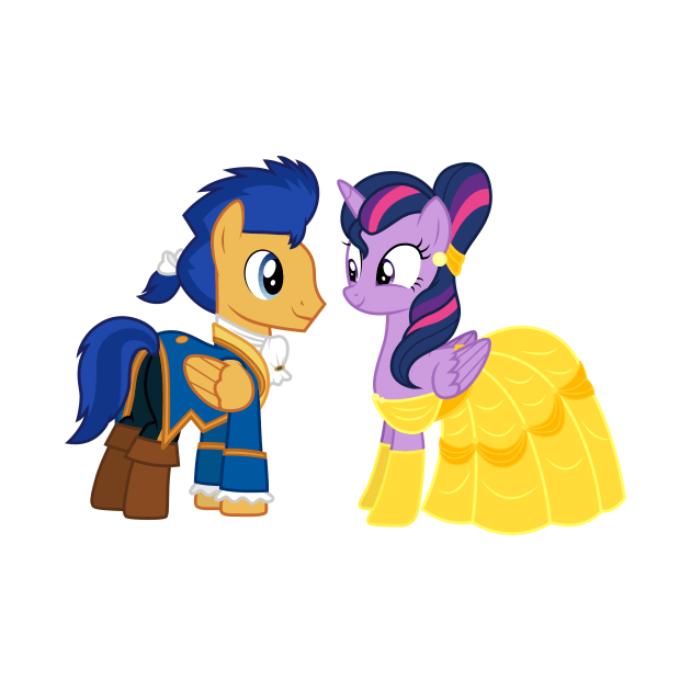 Flash Sentry and Twilight Sparkle by CloudyGlow