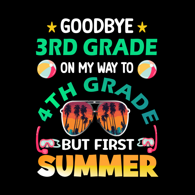 Goodbye 3rd Grade On My Way to 4th Grade Last Day of School by AlmaDesigns