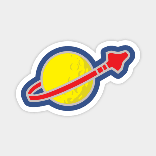 LEGO Space Minifig Classic Logo Magnet