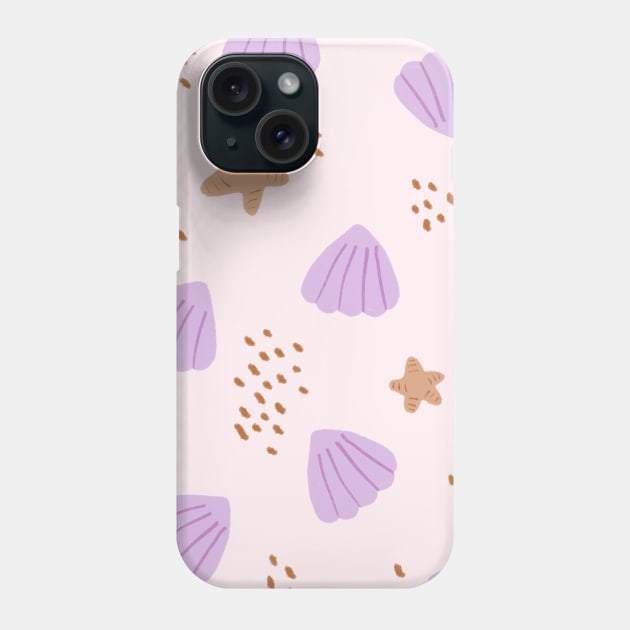 Beach Pastel Pattern Phone Case by Artsy Morning Studio