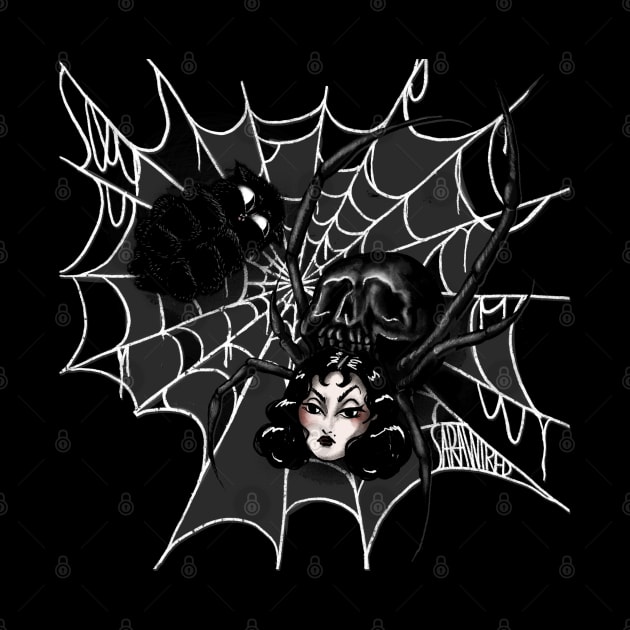 Goth Spider by SaraWired