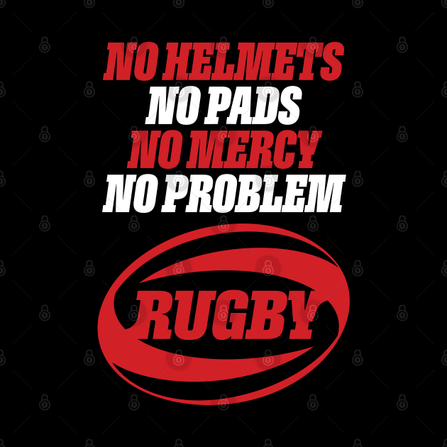 Rugby - No Helments by Vector Deluxe