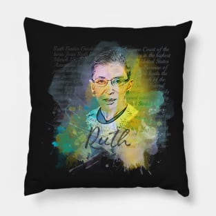 Ruth Bader Ginsburg Pillow