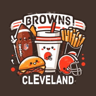 Cleveland Browns doodles T-Shirt