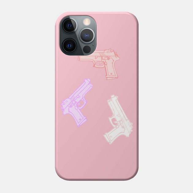 Pink Guns Pink Gun Phone Case Teepublic Uk