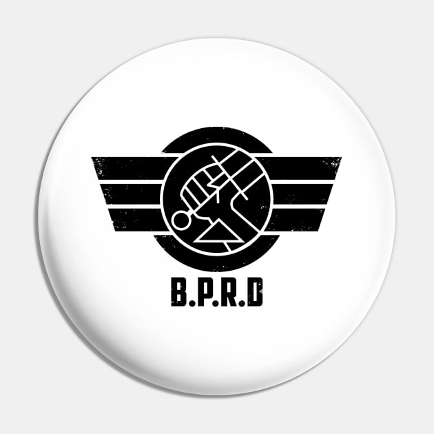 BPRD (Black) Pin by Nerdology