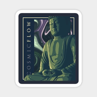 Buddha Art COSMIC FLOW NOW Magnet