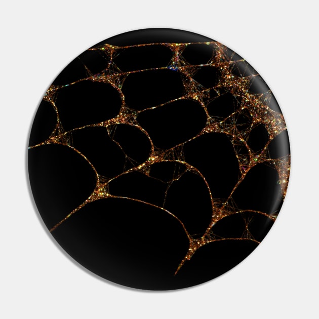 Halloween spider web pattern with glitzy gold sparkles gothic fashion Pin by designsbyxarah