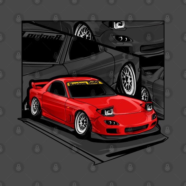 Mazda Car T-shirt by CFStore