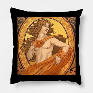 Apollo Greek deity Pillow