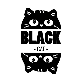 Black cat T-Shirt