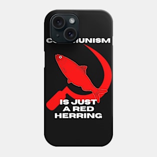 Red red herring txt Phone Case