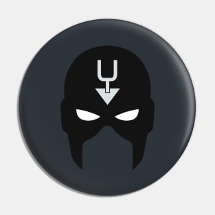 Black Bolt Mask Pin