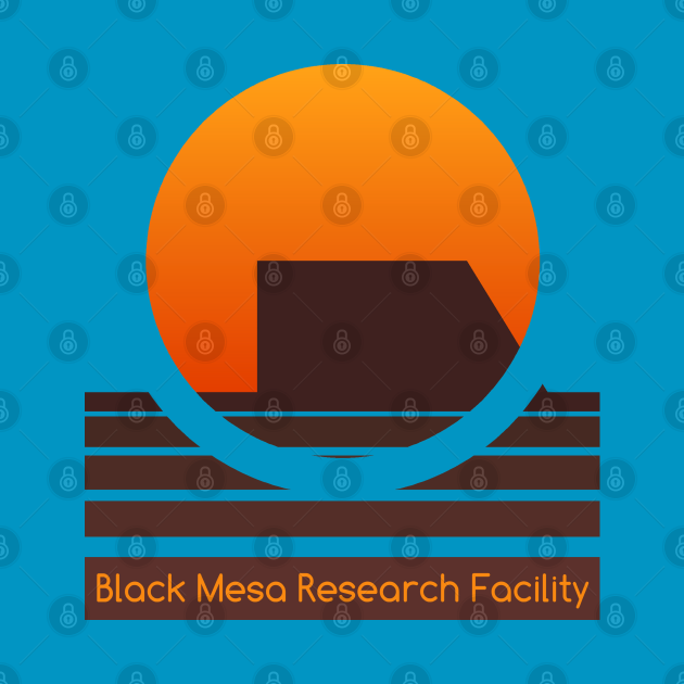 Black Mesa 1970s - Half Life - T-Shirt