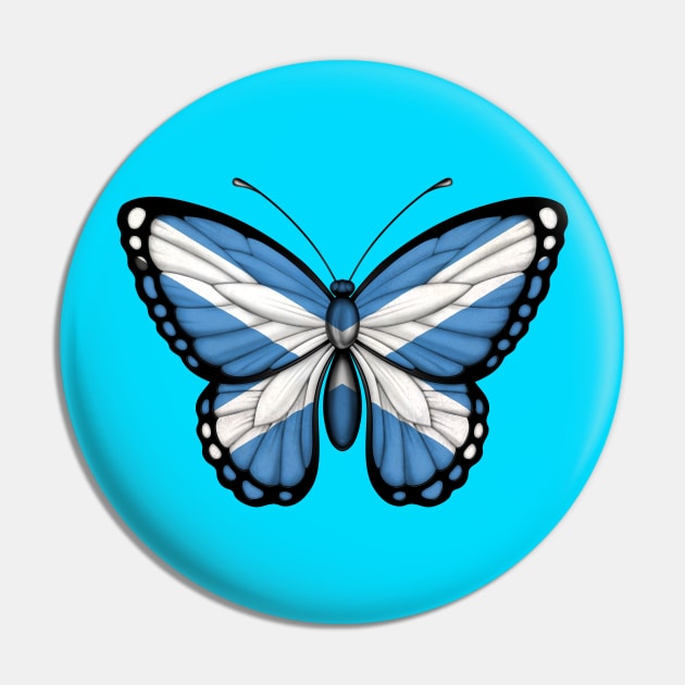 Scottish Flag Butterfly Pin by jeffbartels