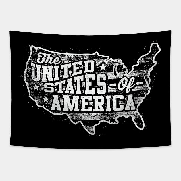 United States of America Tapestry by Teefold