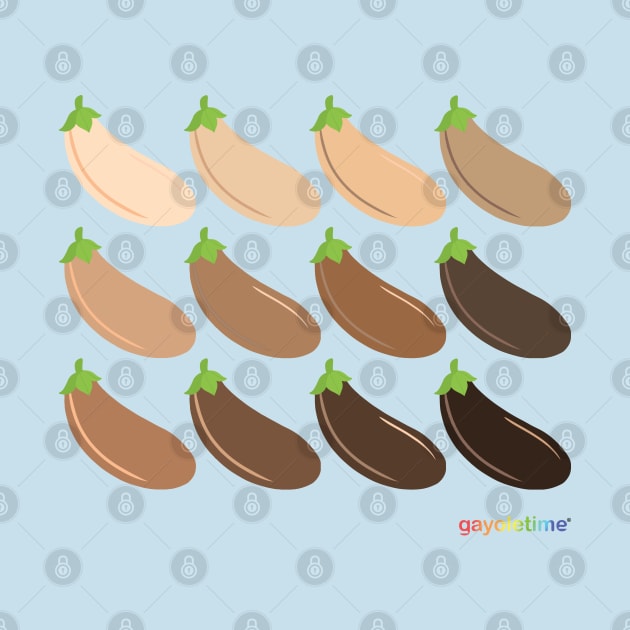 Eggplant Emoji Grid by GayOleTime