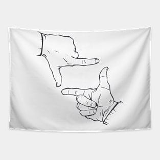 Photographic Hands Tapestry