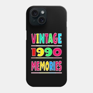 Vintage 1990 Memories Phone Case