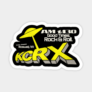 KCRX 1430 Roswell NM Retro Defunct Radio Station Magnet