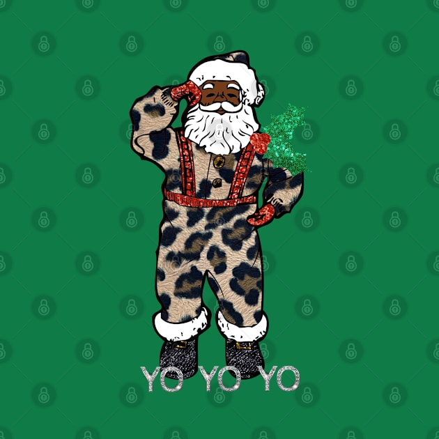 yo black santa claus christmas by gossiprag