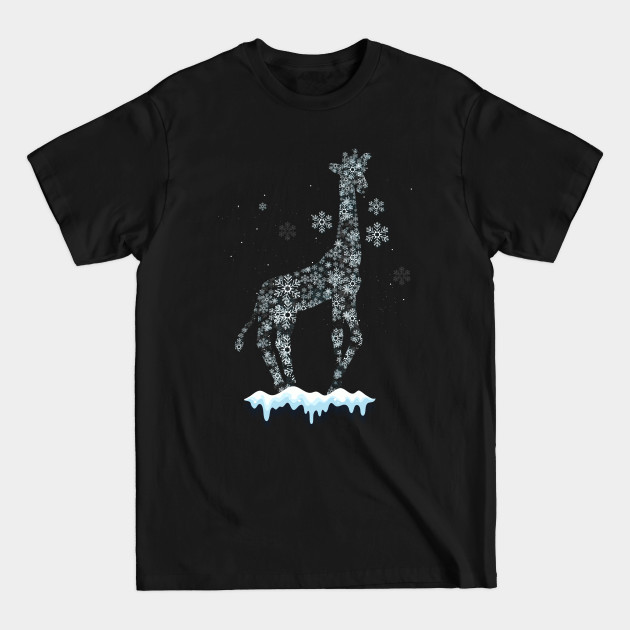 Discover Giraffe Shirt For Men Women Merry Christmas Snowflake Giraffe African Animals Xmas Gift For Women Men - Funny Gift For Giraffe Lovers - T-Shirt