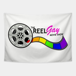 Reel Gay Movie Show Logo Tapestry