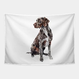 German Longhaired Pointer Tapestry
