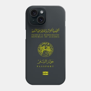 Algerian Passport Design Phone Case