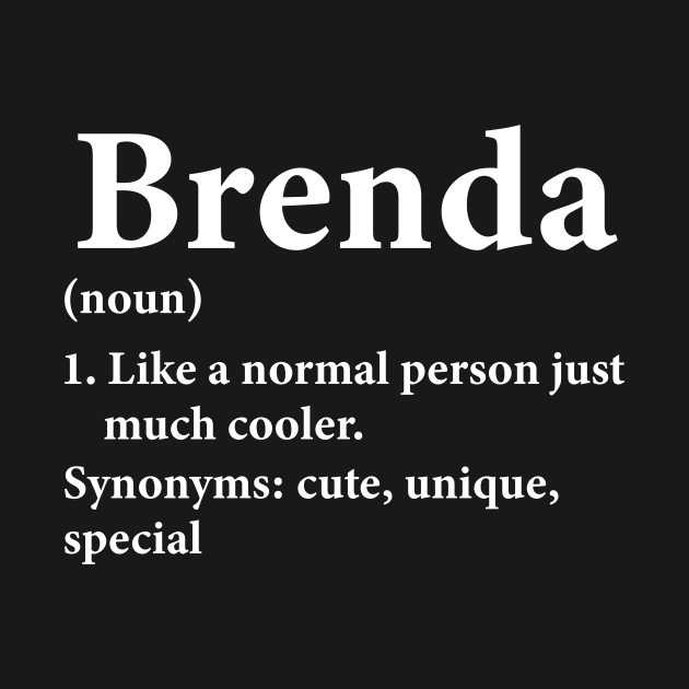 Brenda Name Definition Funny Personalized Brenda Name Definition