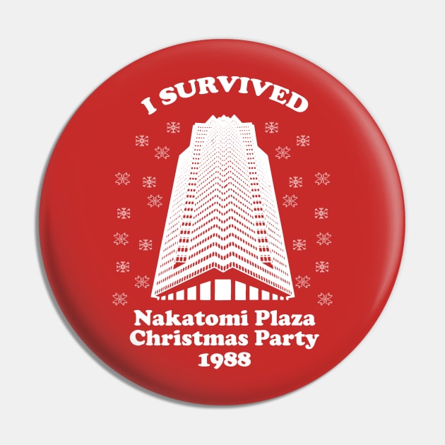 I Survived Nakatomi Plaza Christmas Party 1988 Pin by LMW Art